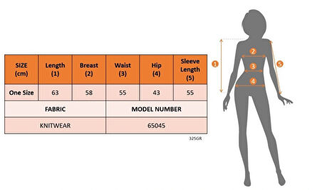 MDB Kadın Uzun Kollu V Yakalı Triko Bluz