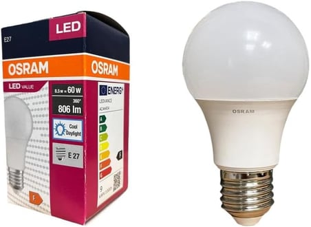 8.5 Watt Led Ampul 6500K Beyaz E27-10 Adet
