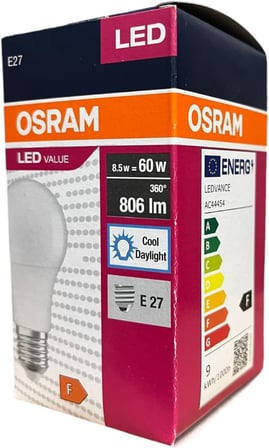8.5 Watt Led Ampul 6500K Beyaz E27-10 Adet