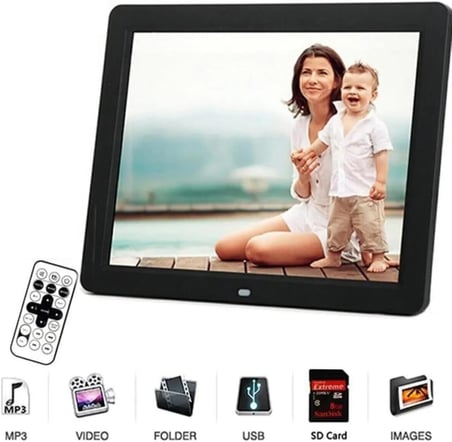 7 İnç Lcd Ekran Dijital Fotoğraf Çerçevesi