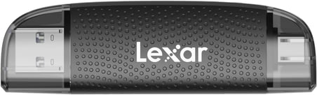 Çift Yuvalı USB-A/C Okuyucu, 205MB/s'ye kadar Aktarım Hızı, SD ve microSD Kartları (LRW310X-BNBNG) destekler