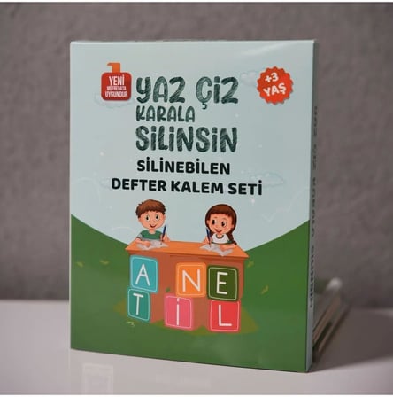 Yeni Müfredata Uygun Öğrenciler Için Türkçe Sihirli Yazı Defter Seti Ile Yazma Öğreniyorum