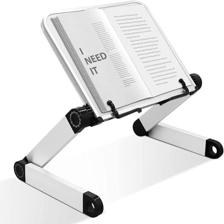 Hobimtek Metal Ayarlanabilir Kitap Okuma Standı Rahle Çok Amaçlı Laptop Tablet Standı , Hobimtek