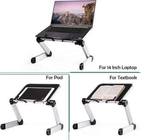 Hobimtek Metal Ayarlanabilir Kitap Okuma Standı Rahle Çok Amaçlı Laptop Tablet Standı , Hobimtek