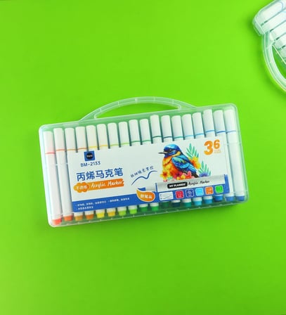 36 Renk Akrilik Marker Kalem Seti