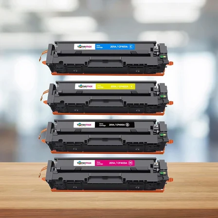 Hp Uyumlu CF400A M252 / M274 / M277 Muadil Toner Takımı