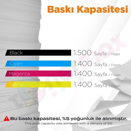 Hp Uyumlu CF400A M252 / M274 / M277 Muadil Toner Takımı