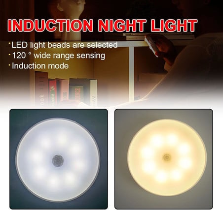 SGE TEKNOLOJİ 16 LED 2 RENK 5 MODLU BEYAZ VE GÜN IŞIĞI HAREKET SENSÖRLÜ TYPE-C GİRİŞLİ LED LAMBA