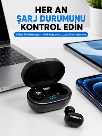 Gürültü Azaltmalı Mikrofonlu Bluetooth Kulaklık Yeni Nesil