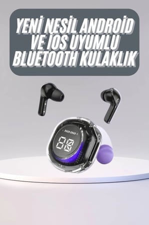 Kulak İçi Bluetooth Kulaklık Anc Enc Özellikli Şarj Göstergeli Kablosuz Kulaklık