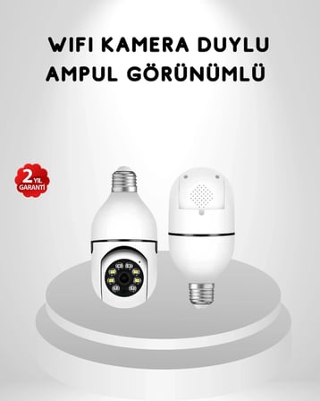 Akıllı Duylu 360° Güvenlik Kamerası – Ptz Özellikli, Uzaktan Kontrollü Akıllı Kamera