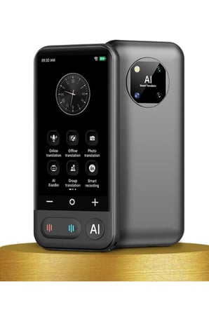 Kameralı 140 Dilde Wifi Özellikli Translator Elektronik Çeviri Cihazı Türkçe Menü