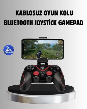 Bluetooth Kablosuz Gamepad Tv Pc Telefon Uyumluluğu Kolay Bağlantılı
