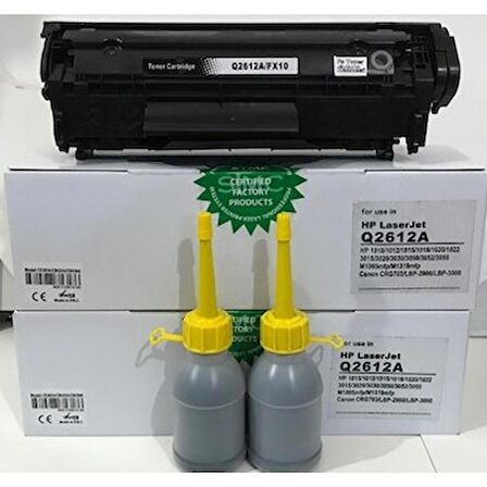 Hp 12A – 1010 Kolay Dolan 2 Li Toner