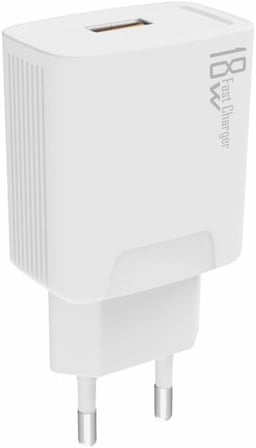 PDAteknoloji 18W Şarj Adaptörü + 3.0A Hızlı Şarj Micro USB Kablo Beyaz KDR-40M (Yerli Üretim) (18w+Micro Usb Kablo)