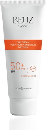 Sanse Spf50+ Kuru Ciltler İçin Çok Yüksek Korumalı Güneş Kremi &amp; Makyaj Bazı - 50 ml