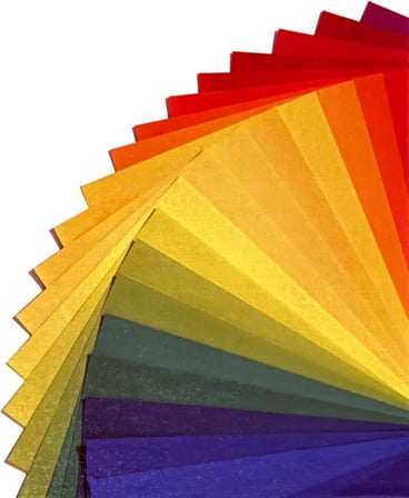 MONARTY A4 Çok Renkli Kağıt, 80 GSM, 29x21 cm, 5 farklı Renkli, Çift Taraflı Parlak Renkler 50