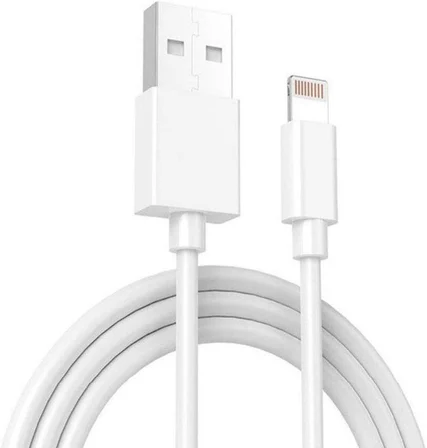 iPhone iPad Lightning USB Şarj ve Data Kablosu - 3 Metre Beyaz