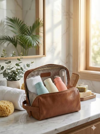 Travel Boy 60 ml Seyahat Tipi Şampuan Şişesi Seti – Sızdırmaz, Yeniden Doldurulabilir Silikon Kap – TSA Uyumlu