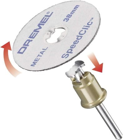 Dremel SC456 EZ SpeedClic Metal Kesme Diski, 38 mm, 5'li