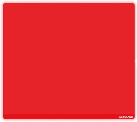 Temperli Cam Mouse Pad - Mat Yüzey, 4mm Kalınlık, Kaymaz Kenarlar, Bilek Dostu Bizote Kenar, Oyun &amp; Ofis (Beyaz, 80x40)