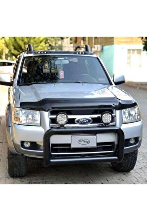 Ford Ranger Ön Kaput Koruma Rüzgarlığı 3mm Akrilik (Abs) Parlak Siyah Deflektör 2007-2009