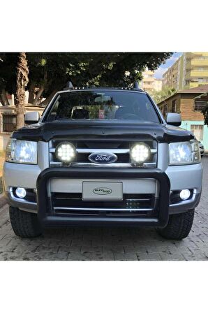 Ford Ranger Ön Kaput Koruma Rüzgarlığı 3mm Akrilik (Abs) Parlak Siyah Deflektör 2007-2009