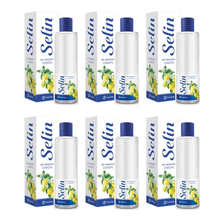 Selin Limon Kolonyası 200 ml Pet x 6 Adet