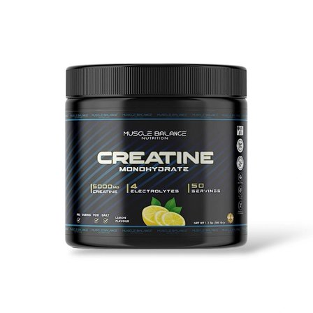 Creatine Monohydrate 500g 50 Servis Limon