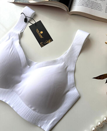 Carla Balensiz Dikişsiz Push-up Invisible Ice-Silk (Görünmez) Sütyen - İthal Bra