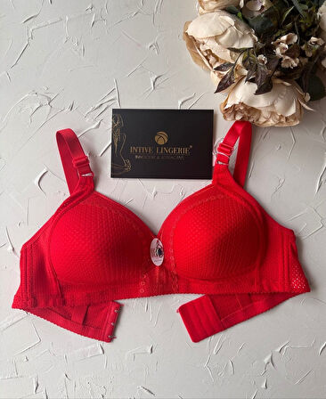 Maria Balensiz Delikli Nefes Alan Aksesuarlı Yandan Destekli Kalın Askılı C Cup Toparlayıcı Sütyen