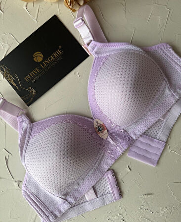 Maria Balensiz Delikli Nefes Alan Aksesuarlı Yandan Destekli Kalın Askılı C Cup Toparlayıcı Sütyen