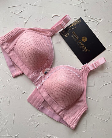 Maria Balensiz Delikli Nefes Alan Aksesuarlı Yandan Destekli Kalın Askılı C Cup Toparlayıcı Sütyen