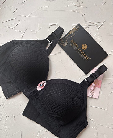 Maria Balensiz Delikli Nefes Alan Aksesuarlı Yandan Destekli Kalın Askılı C Cup Toparlayıcı Sütyen