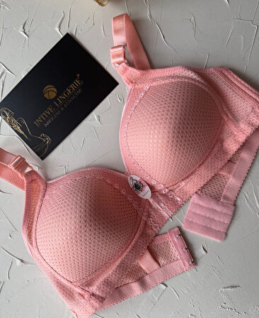 Maria Balensiz Delikli Nefes Alan Aksesuarlı Yandan Destekli Kalın Askılı C Cup Toparlayıcı Sütyen