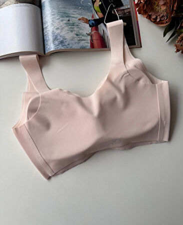 Intive Balensiz Dikişsiz Push-up Çıkarılabilir Padli Invisible (Görünmez) Bralet - İthal Bra