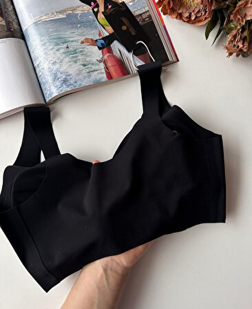 Intive Balensiz Dikişsiz Push-up Çıkarılabilir Padli Invisible (Görünmez) Bralet - İthal Bra