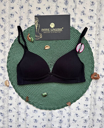 Koza %95 Pamuklu Balensiz İnce Askılı Genç Kız Tekli Alıştırtırma Küçük Beden Sütyen