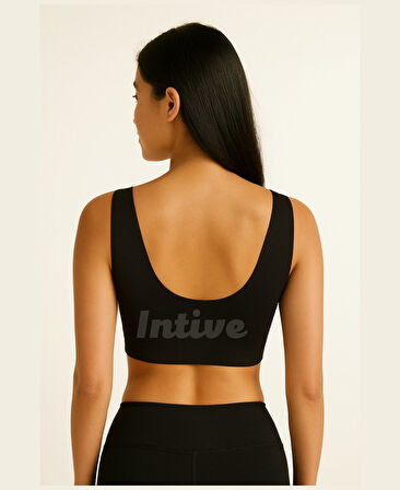 Elise İthal Fitilli Önü Çıtçıt Düğmeli Açılabilen Üstün Kalite Dikişsiz Lazer Kesim Bralet