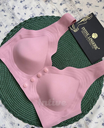 Elise İthal Fitilli Önü Çıtçıt Düğmeli Açılabilen Üstün Kalite Dikişsiz Lazer Kesim Bralet