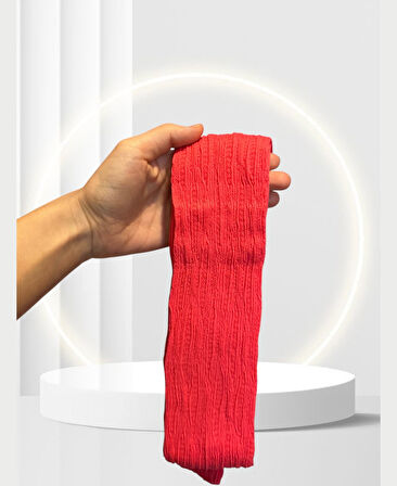 Mercan Rengi Dita Mistik Desenli Esnek 80 Denye Külotlu Çorap