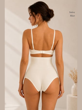 Papatya Lazer Kesim Dikişsiz Ultra Yüksek Bel Karın İz Belli Etmez Toparlayıcı Slip Kose