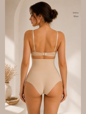 Papatya Lazer Kesim Dikişsiz Ultra Yüksek Bel Karın İz Belli Etmez Toparlayıcı Slip Kose