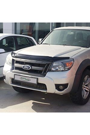 Ford Ranger Ön Kaput Koruma Rüzgarlığı 3mm Akrilik (Abs) Parlak Siyah Deflektör 2009-2011