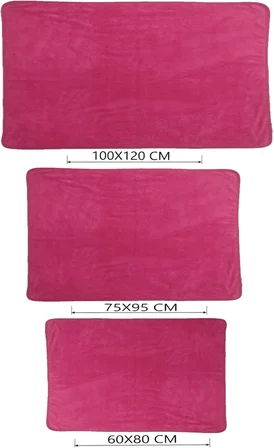 Kedi Ve Köpek Battaniyesi yumuşak Welsoft Peluş Yıkanabilir 1 ADET FUŞYA (ORTA BOY 100X80)