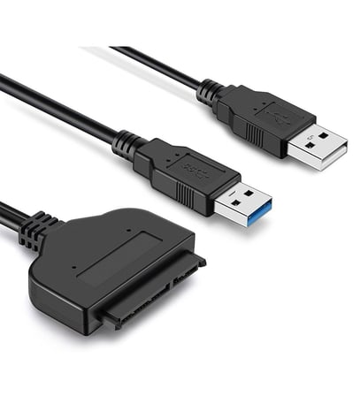 USB 3.0 ile SATA Kablo Dönüştürücü, 2.5 inç ve 3.5 inç HDD/SSD Bağlantısı, 4TB Destekli, Hızlı Veri Transferi, Harici Sabit Disk Bağlantısı, USB 3.0 to SATA, HDD Dönüştürücü | RXD339U3
