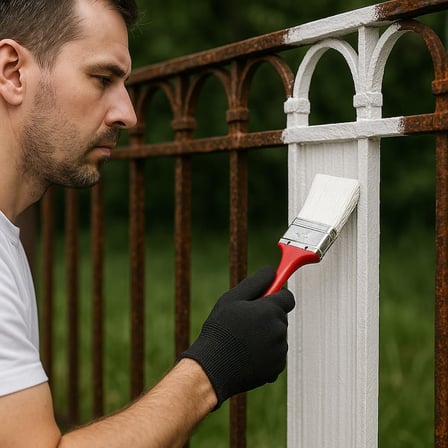 -Hammerite Direkt Pas Üstü Pürüzsüz Metal Boyası Beyaz 2.5 Lt (BEYAZ)