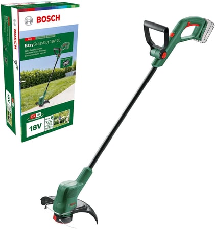 Bosch Akülü Kenar Kesme Makinesi EasyGrassCut 18V-26 (akü olmadan, 18 Volt sistemi, kesme çapı: 26 cm, karton ambalajda)