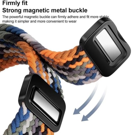 Rongep [Örgü Loop] Xiaomi Redmi Watch 6/6 Active/6 Lite/5/4/Mi Band 10 Pro/9 Pro/8 Pro için Kordon Manyetik Toka Mi Band 10 Pro Kordon Terletmez Elastik Kumaş Redmi Watch 6 Active Kordonu