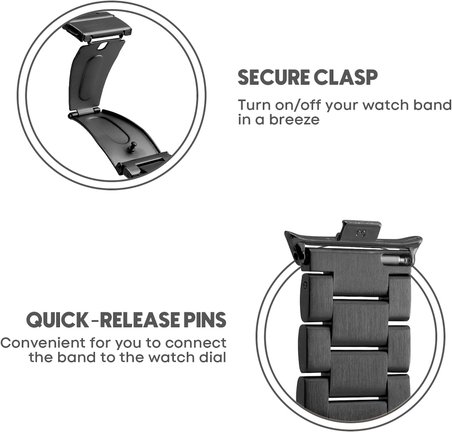 Bileklik XiaomiRedmi Watch 4 ile uyumlu, birinci sınıf paslanmaz çelik metal ayarlanabilir yedek kayış, kadın/erkek için